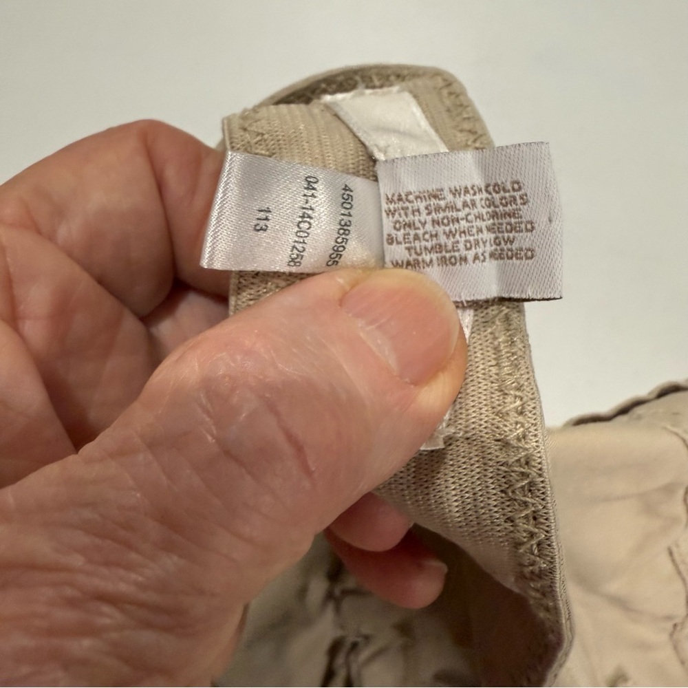 Chico’s Cotton Blend Long Pants Casual Zip Pockets Women’s Size 12 (Chico’s 2) - Picture 14 of 14